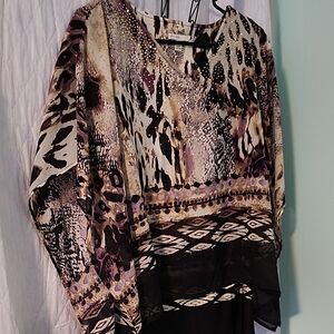 EST.1946 Womens Sleeveless Top With Overlay Attatched Size Small(14)